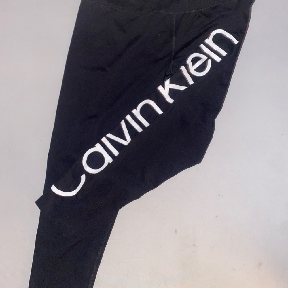 Calvin Klein Black Leggings Sleek Stretchy Design